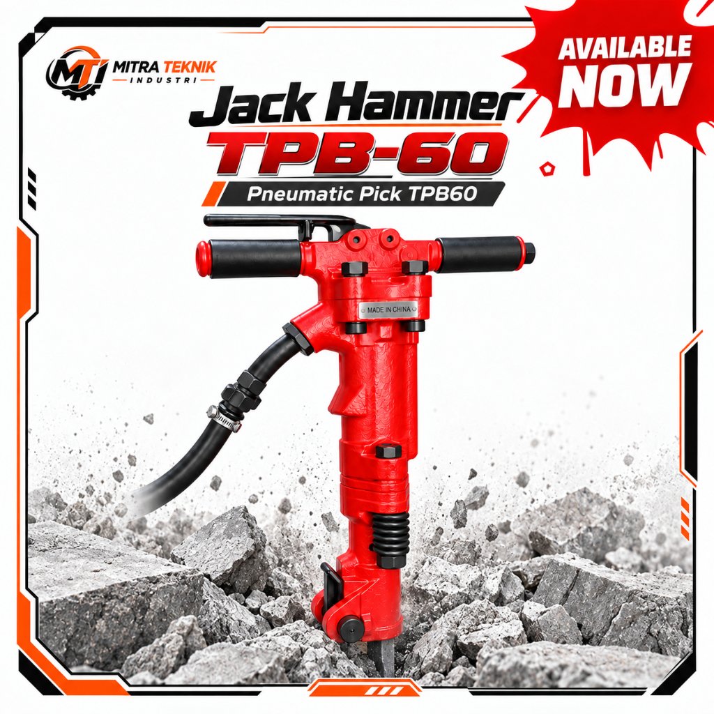 Jack Hammer TPB60 / Pneumatic Pick TPB60 -  Pemecah Batu / Beton