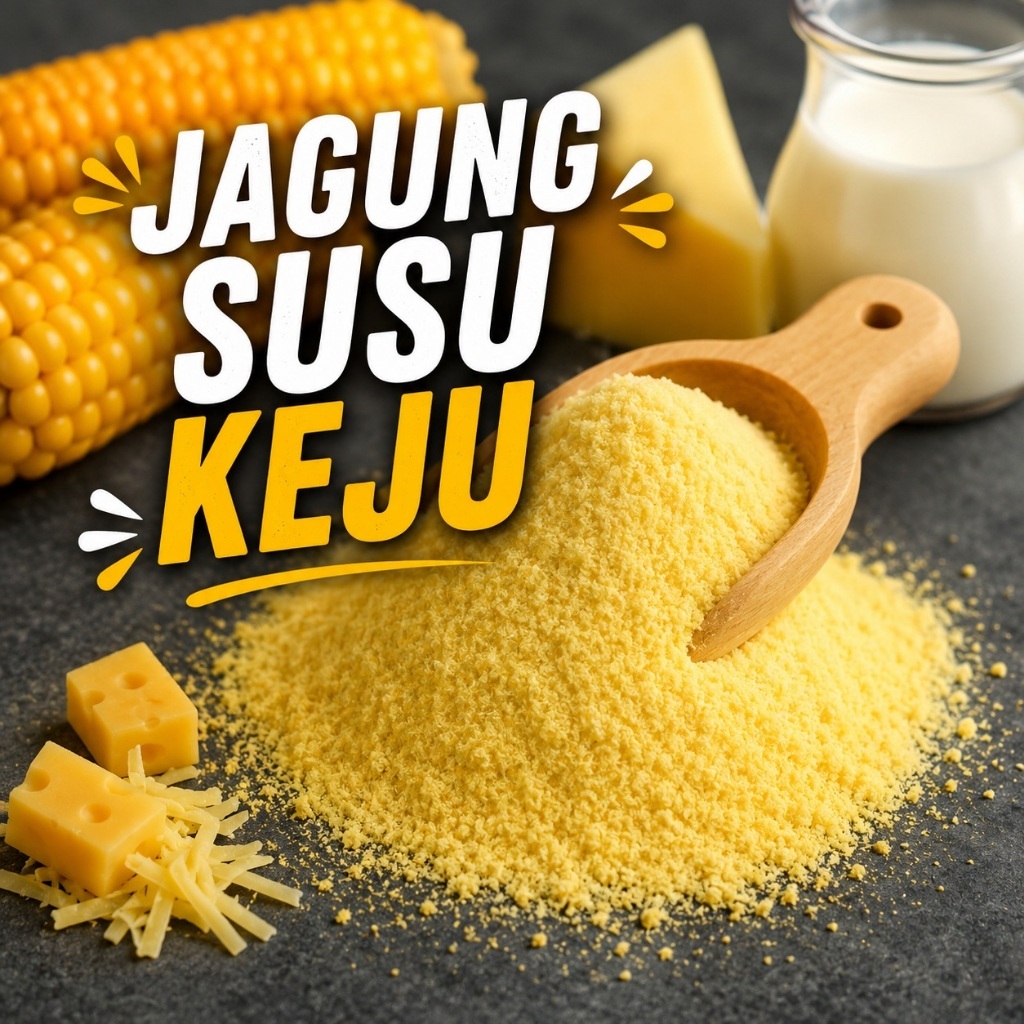 Bubuk Tabur Rasa Jagung Susu Keju 100Gr Bumbu Masak Serbaguna Murah Halal Jasuke Seasoning Powder