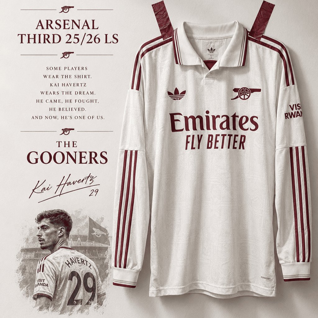 Arsenal Third 25/26 LS BNWT