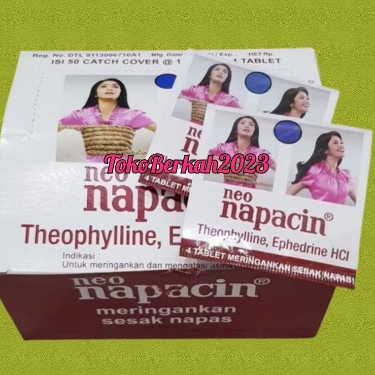 NEO NAPACIN Obat Asma Sesak Nafas 4 Tablet Meringankan Gejala Asma Dewasa