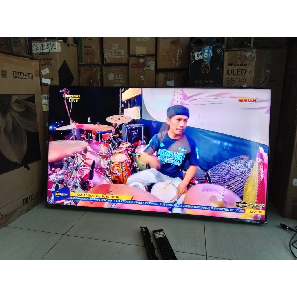 SMART 4K TV LED 50INC TOSHIBA REMOTE VOICE, BISA YOUTUBE WIFI. KONDISI BEKAS MASIH SEGEL, 436LA