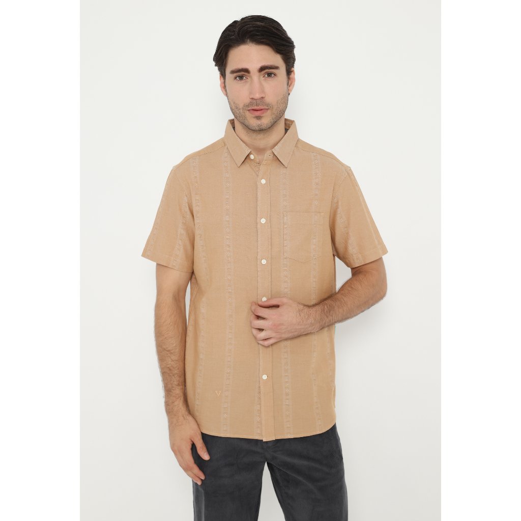 VISSLA-RUINS DOBBY ECO SS SHIRT