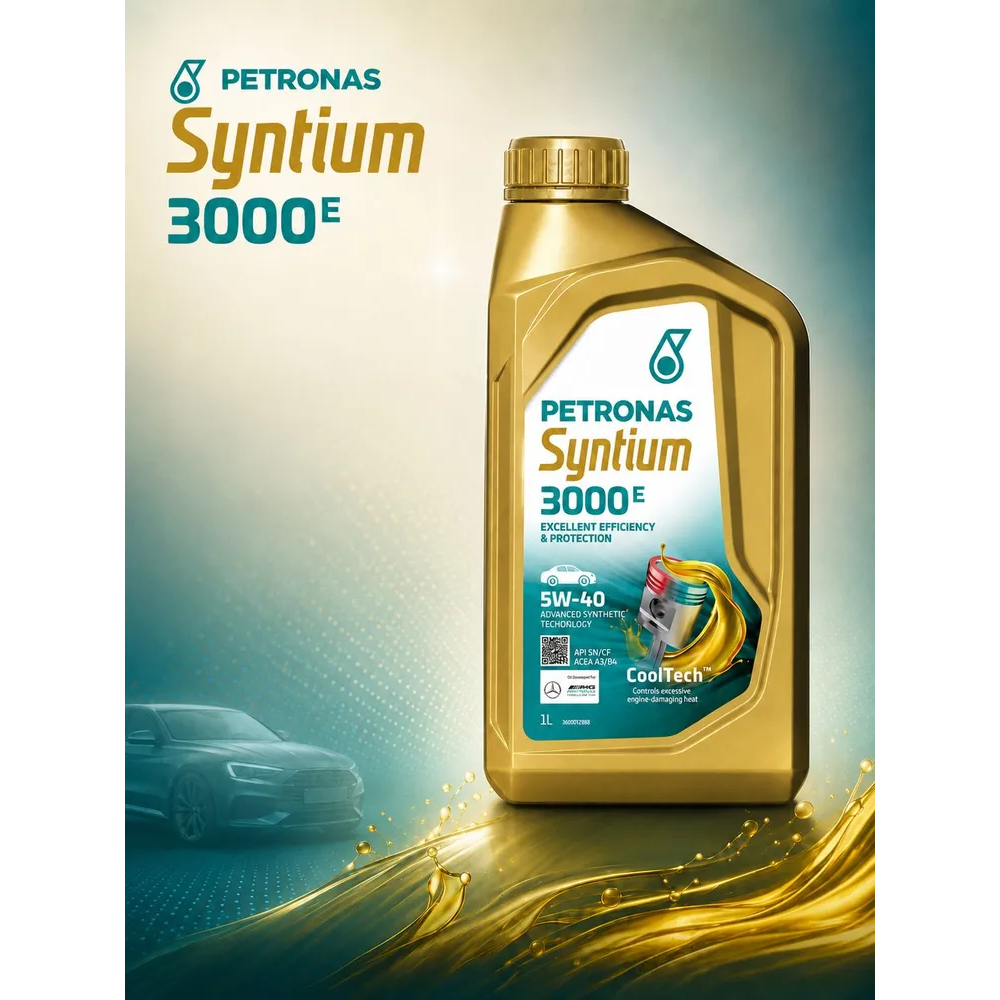 Oil Petronas Syntium 3000 E SAE 5W-40 FULL SYNTHETIC ORI AMG PETRONAS ORIGINAL