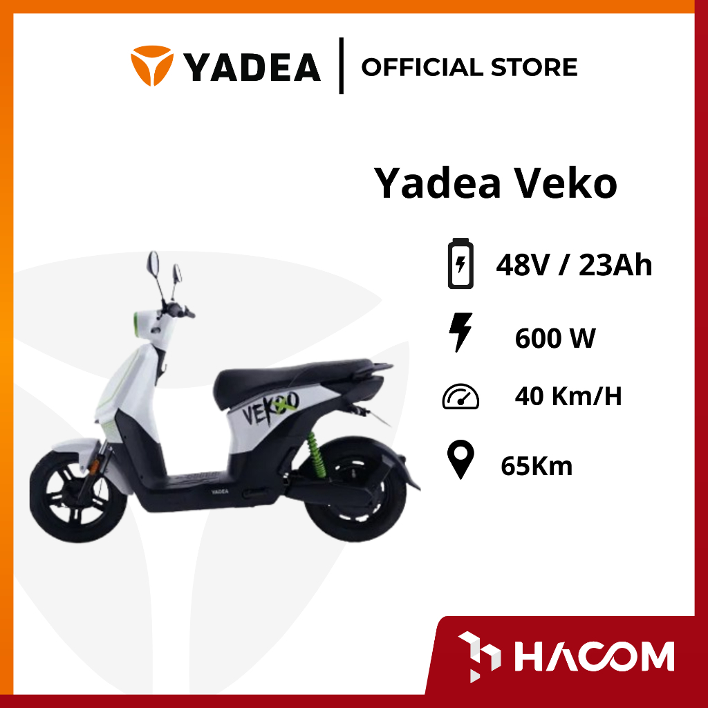 YADEA-Sepeda Listrik Yadea Veko Garansi Resmi Yadea 2 Tahun