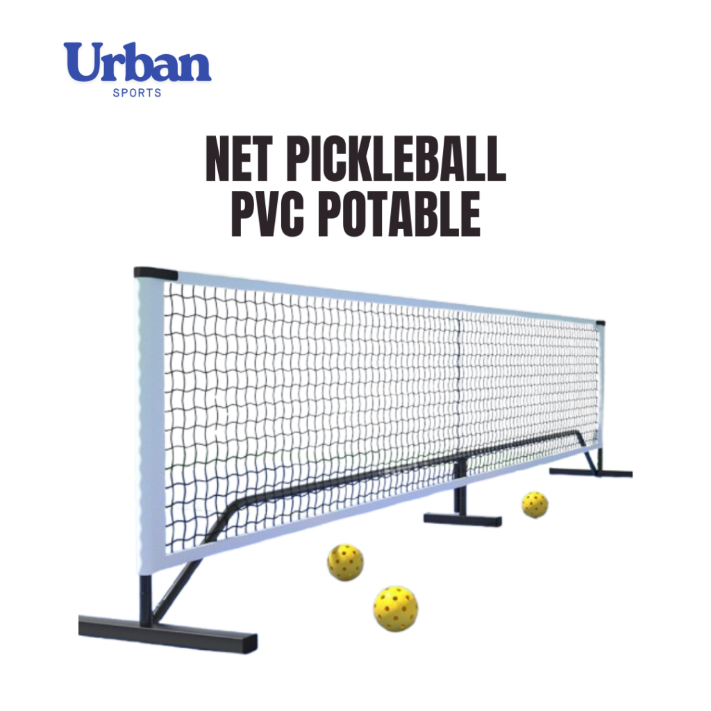 Net Pickleball PVC Portable / Portable Net Pickleball / Net Olahraga Outdoor & Indoor