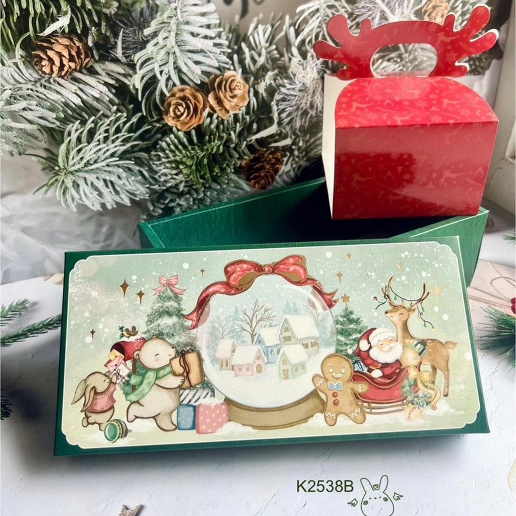 Kotak Natal K2538 Dus Christmas Box Ukuran Lengkap Sesuai Foto| K25