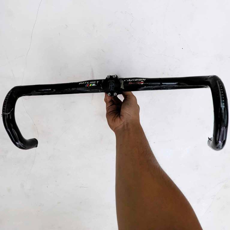 Dropbar Ritchey WCS Evolution Carbon dan Stem Ritchey Original