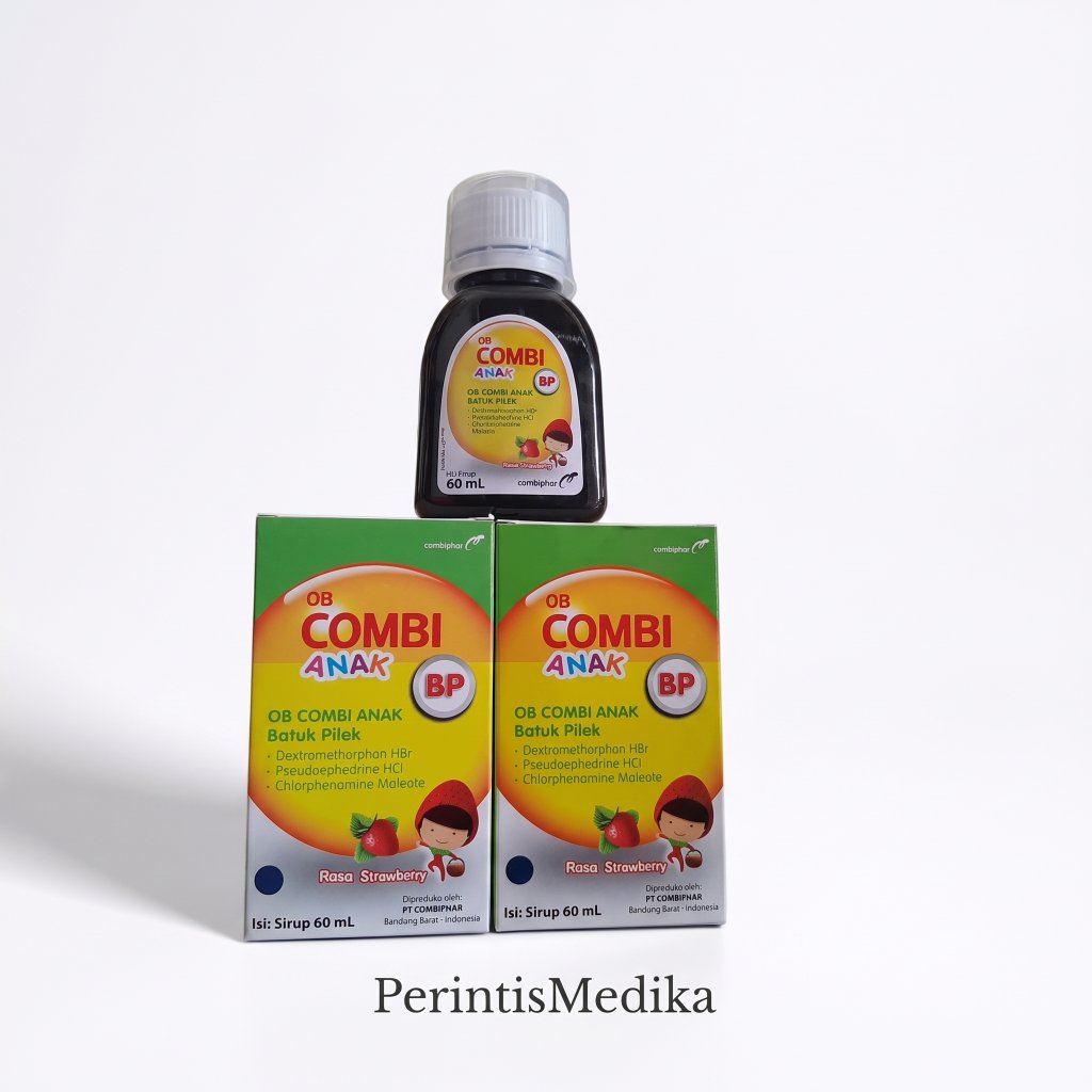OB COMBI BP BATUK PILEK ANAK 60ML - STRAWBERRY