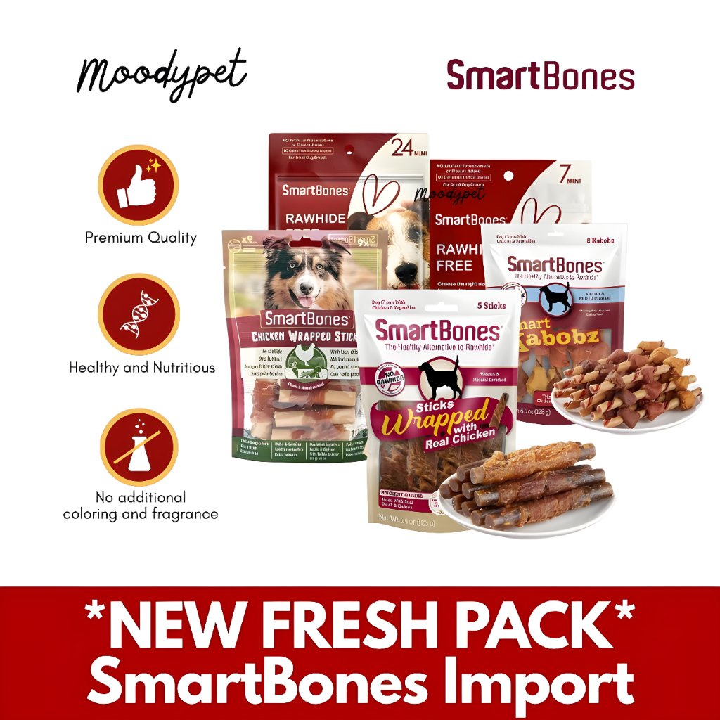 Smartbones Dog Dental Chew Snack Anjing Import Sehat No Rawhide
