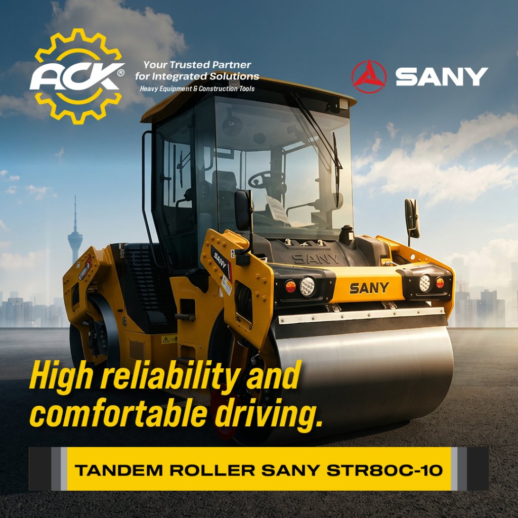 TANDEM ROLLER SANY STR80C-10
