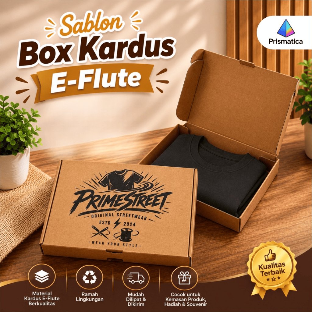 Custom Box Packaging Gratis Desain Kardus Hampers Box Sablon