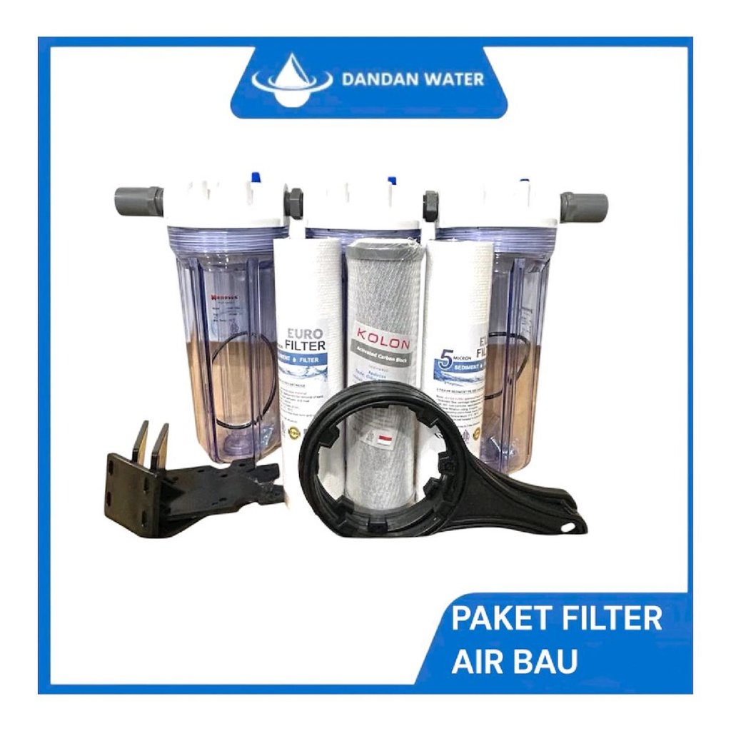 PAKET FILTER / AIR BAU / ZAT BESI / AIR SUMUR
