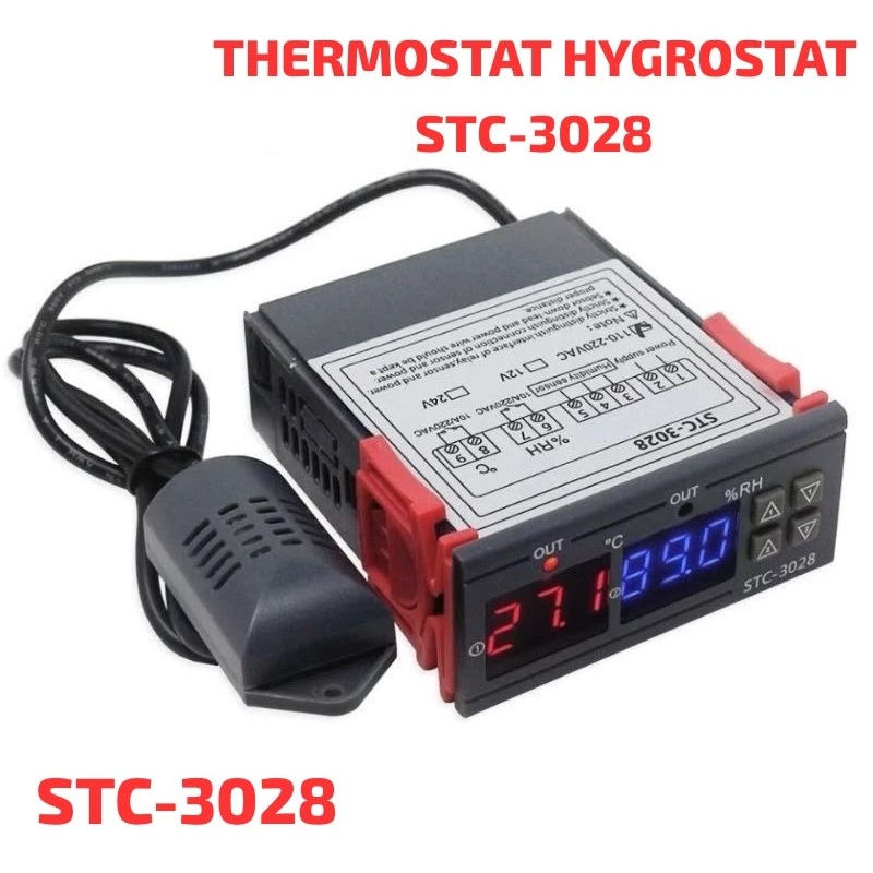 Thermostat Hygrostat STC-3028 Termostat Higrostat Digital STC-3028