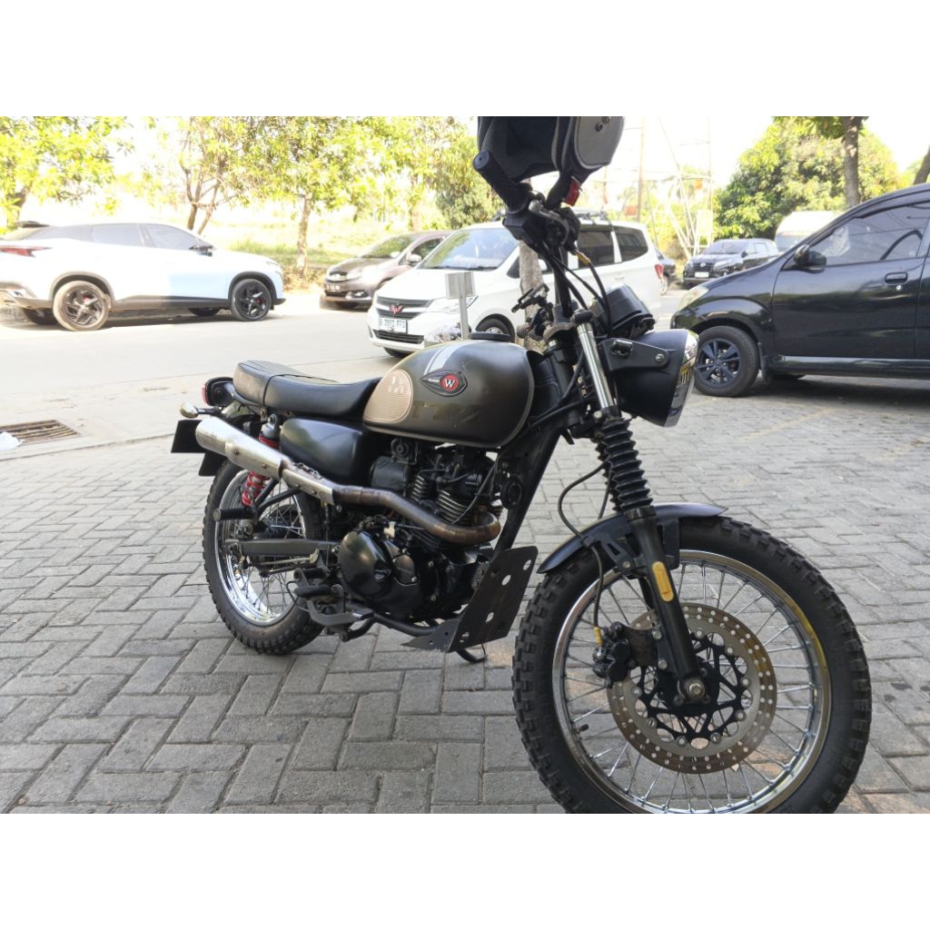 knalpot scrambler w175