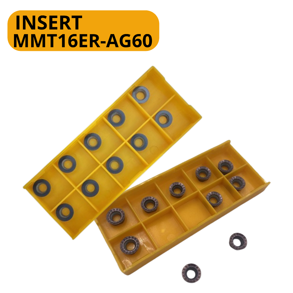 Insert Bubut RPMT10T3 Pahat Bubut Carbide / Pahat Insert Bubut