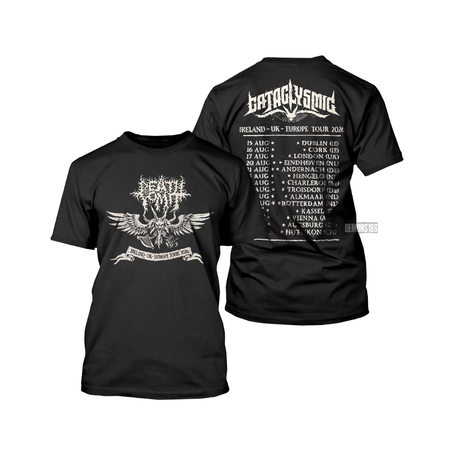 Death Vomit - Eu Tour 2026 Bw Tshirt