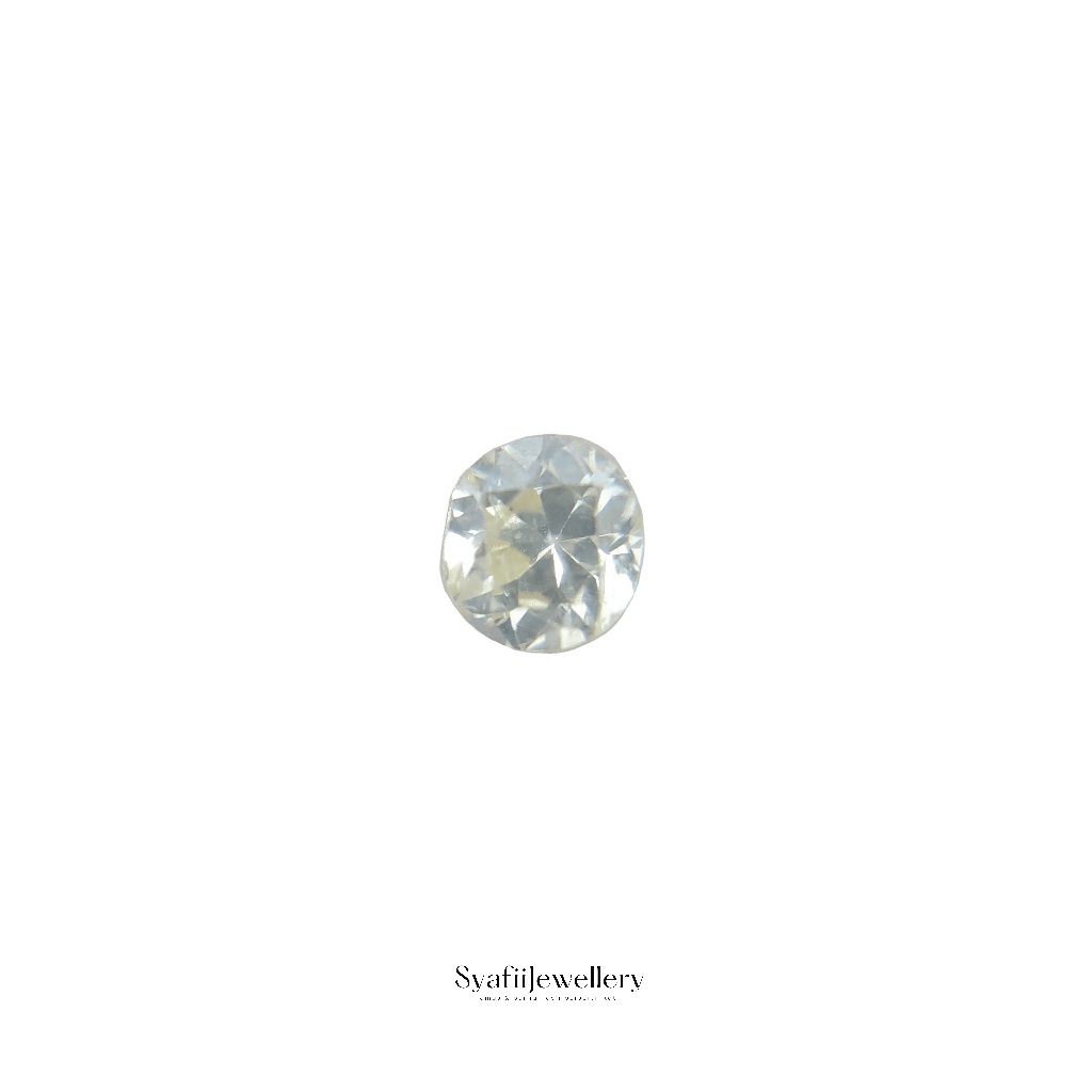 Natural Berlian Banjar 3.1mm 0.13ct