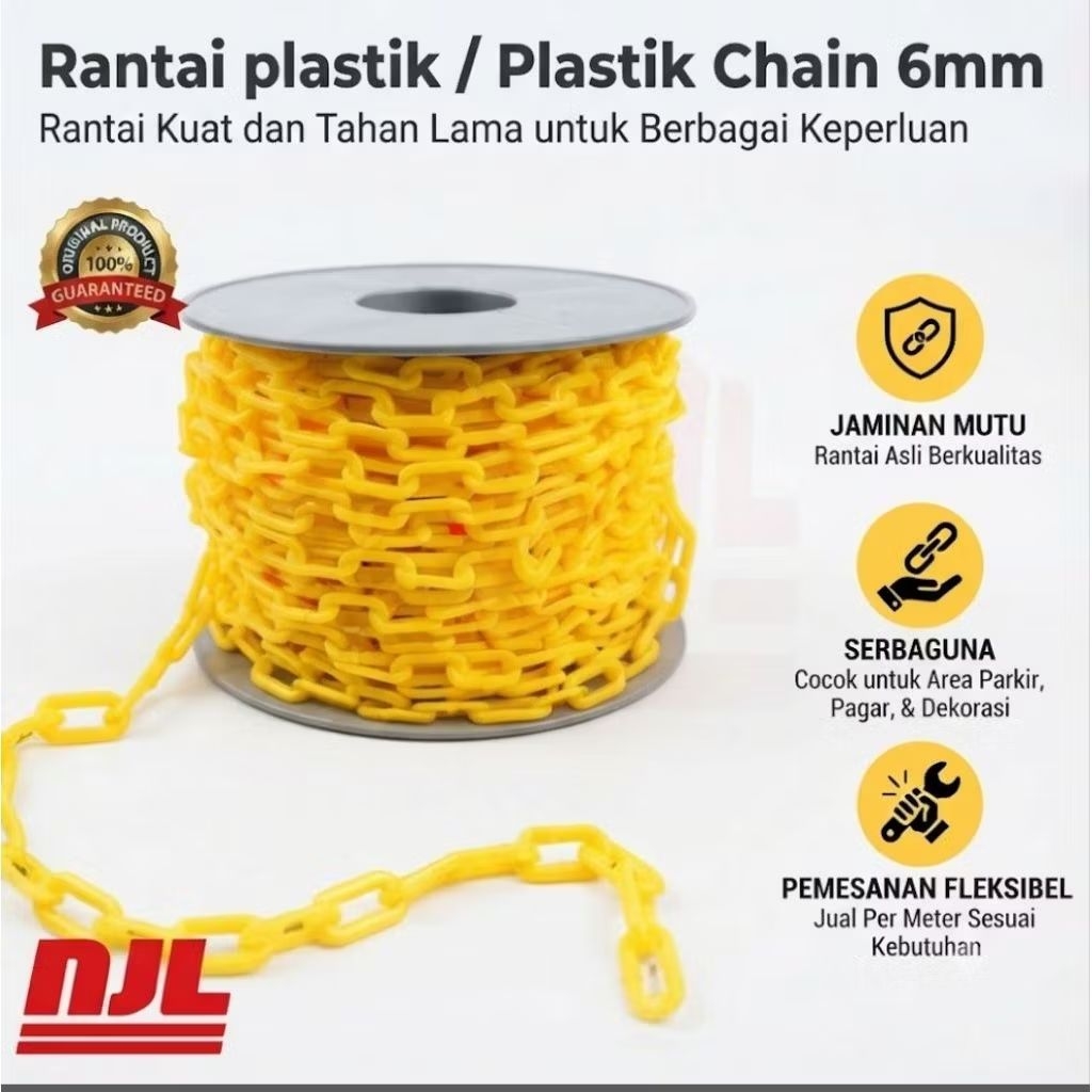 Rantai Plastik 6mm
