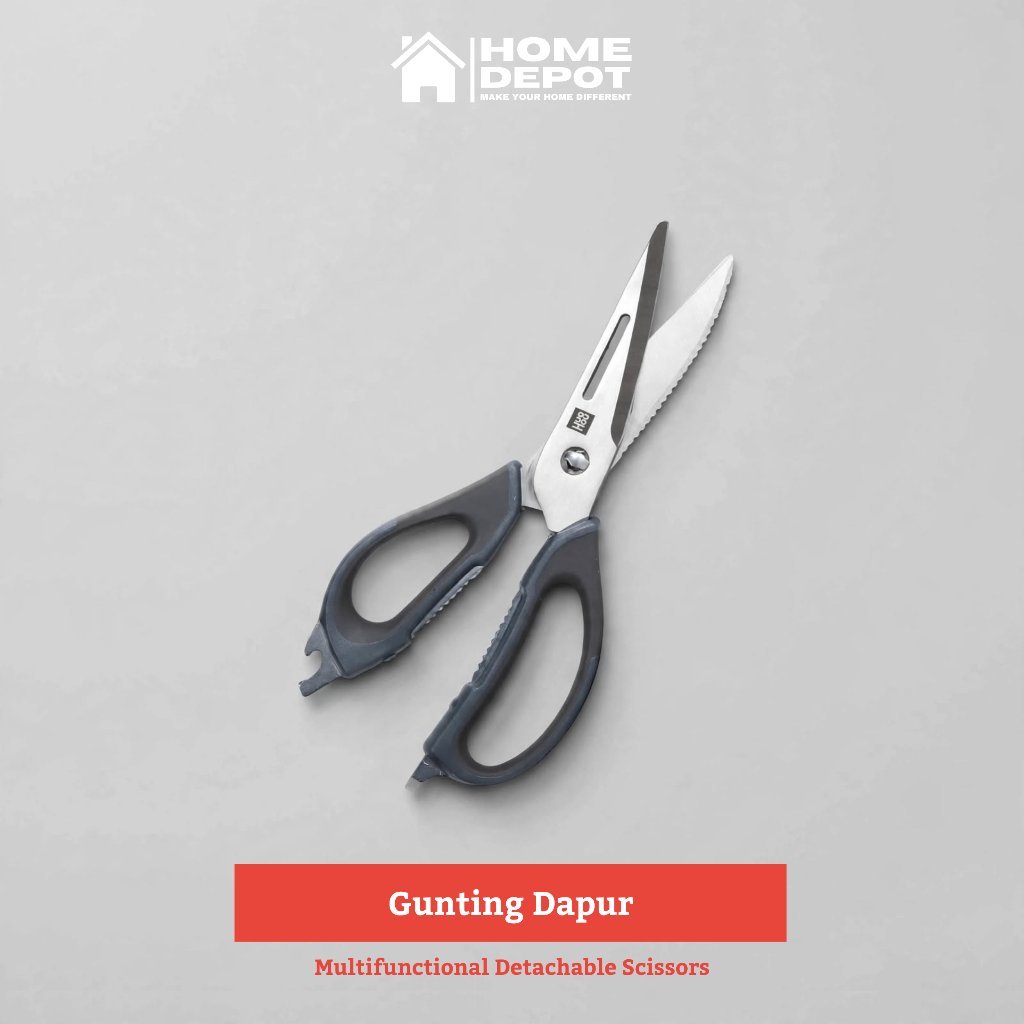 Gunting Dapur Multifunctional Detachable Scissors