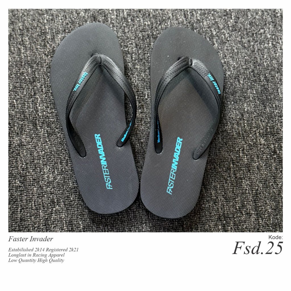 Sandal faster invader hitam