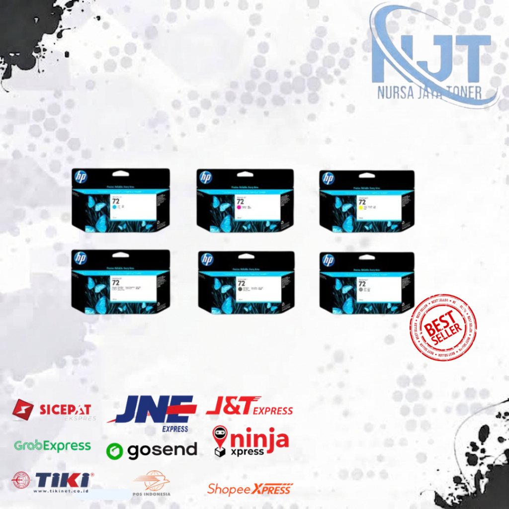 Paket Tinta HP 72 PLOTTER ORIGINAL