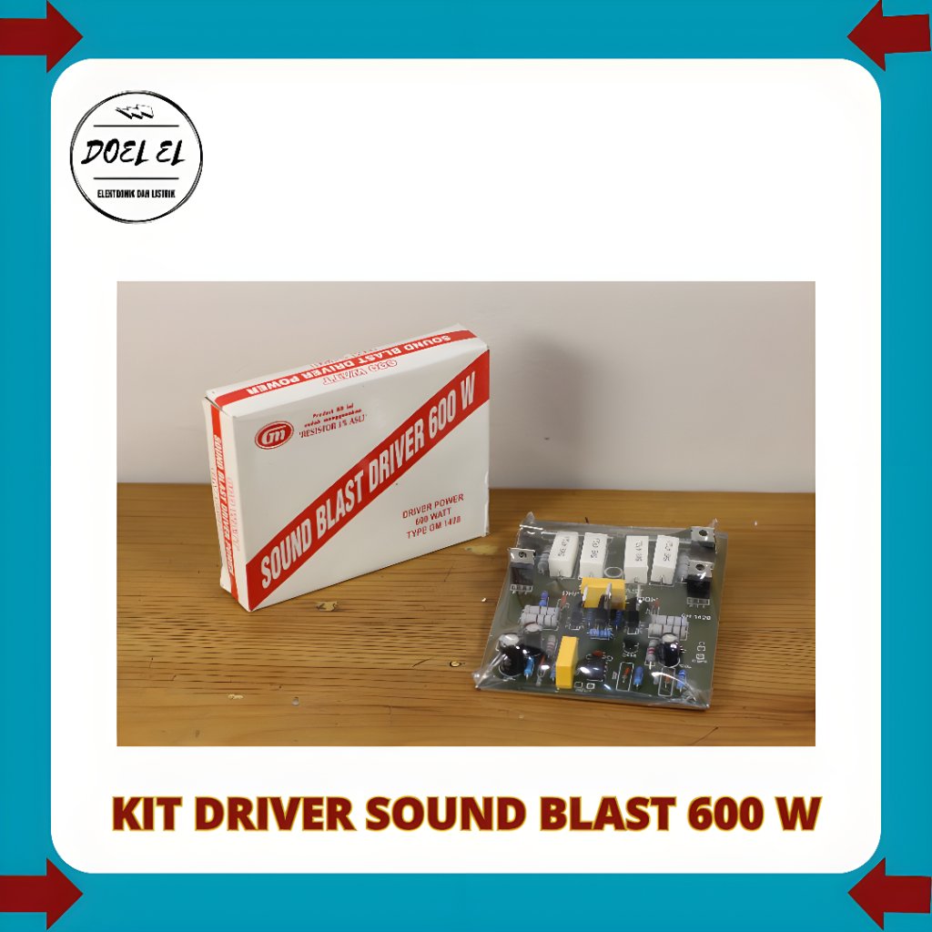 KIT DRIVER SOUNDBLAST POWER MONO 600 WATT | SOUND BLAST | MERK GM