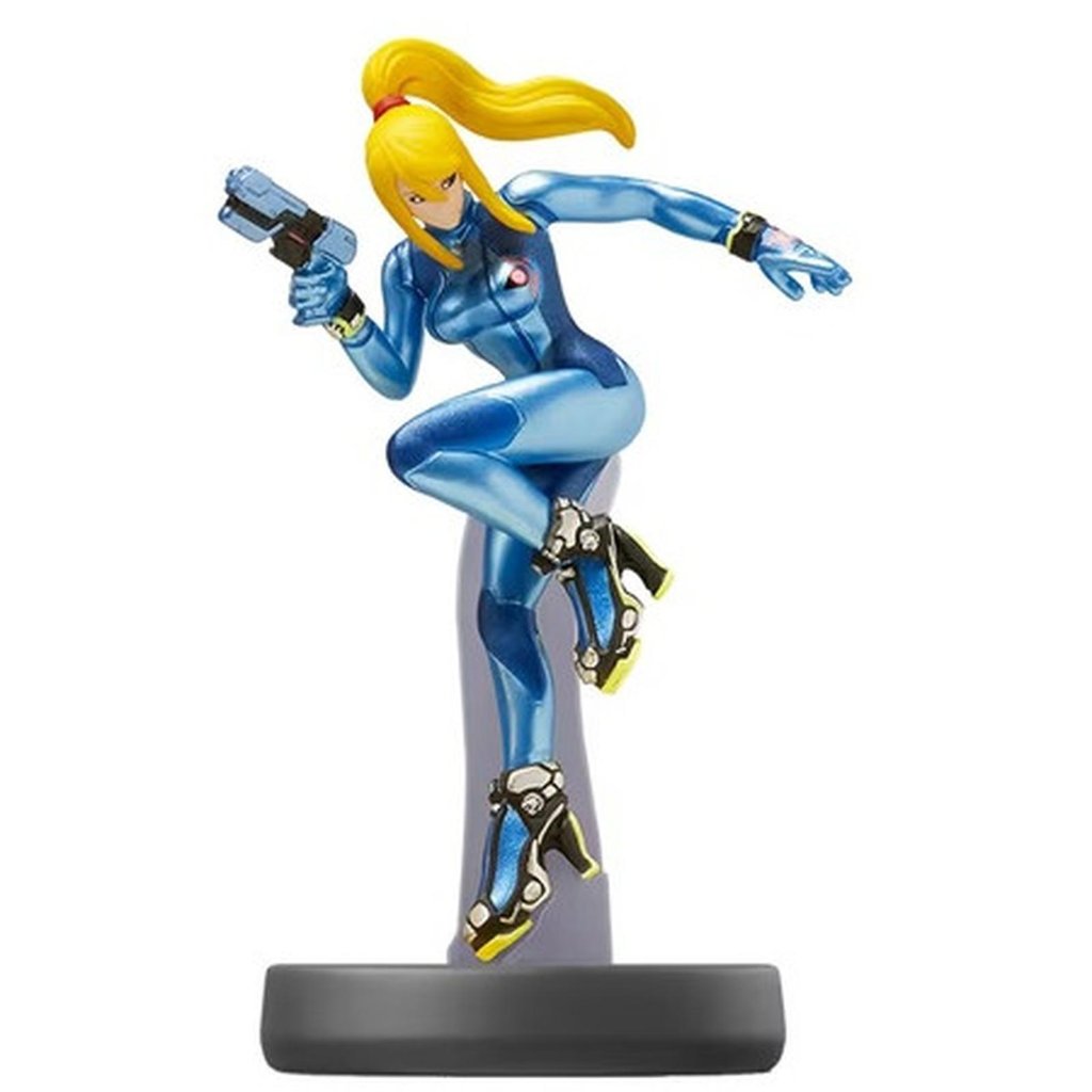 Nintendo Amiibo Super Smash Bros Samus Aran Zero Suit Japan Ver MOC