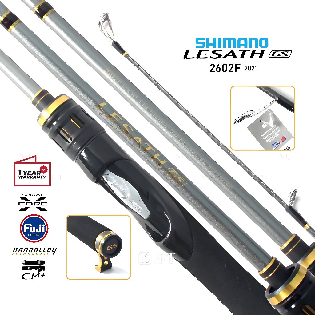 Joran Galatama SHIMANO LESATH GS 180cm 2602F Garansi RESMI
