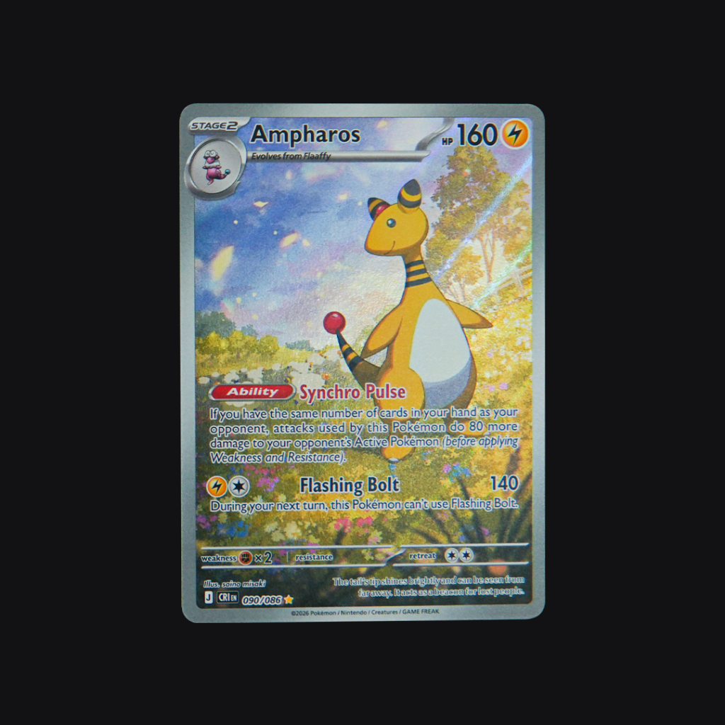 Ampharos Illustration Rare Chaos Rising 090/086