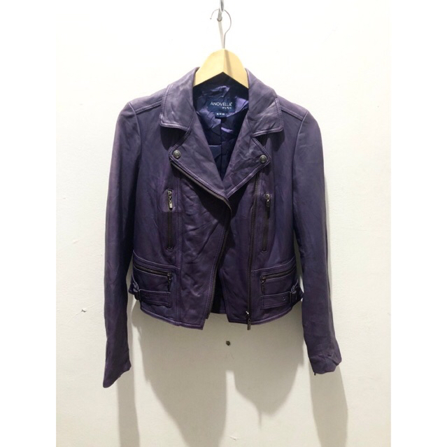 Jaket kulit asli leather jacket
