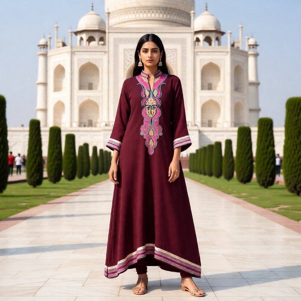 GAMIS PAKIS KATUN BORDIR WARNA CANTIK LD 100 PB 120 BARU