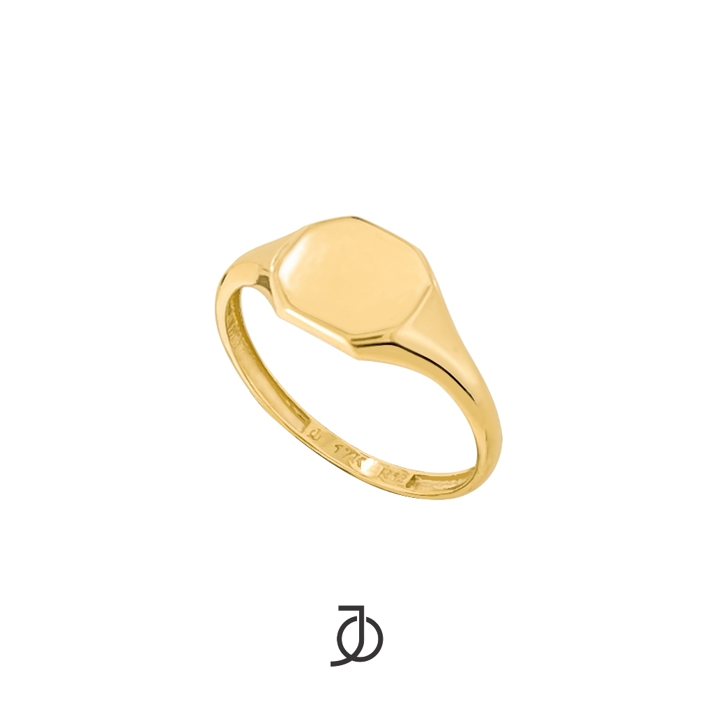 JO Cincin Emas - Mini Octa Signet Ring 17k