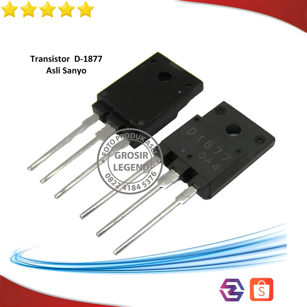 Transistor TR Sanyo D1877 D 1877 Asli/Original