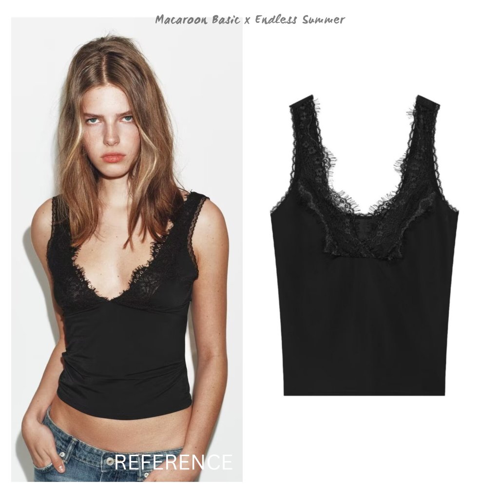 Summer Top - Black Lace Tank Top - Sexy Lace Tank Top - Atasan Sexy Tank Top Wanita