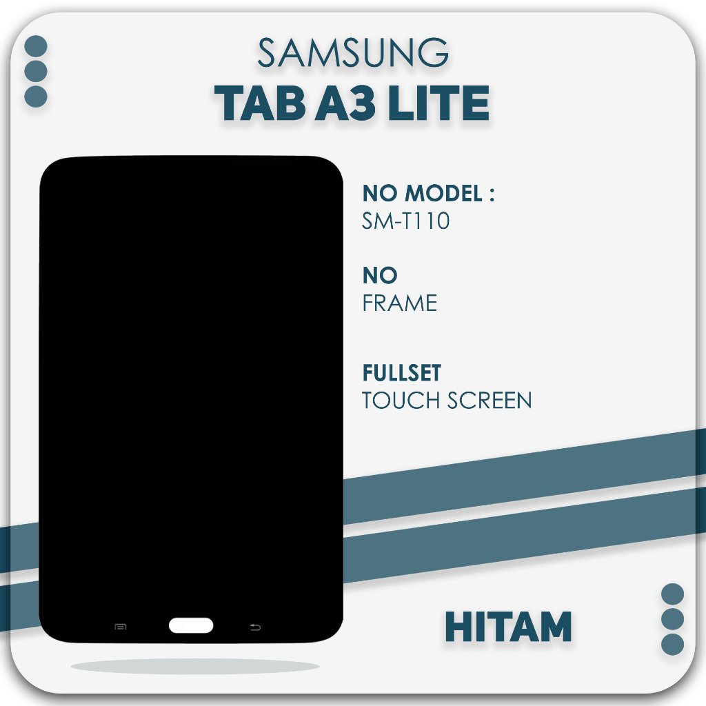 Grosir LCD Samsung A3 Lite / SM-T110 - Fullset Touchscreen Original