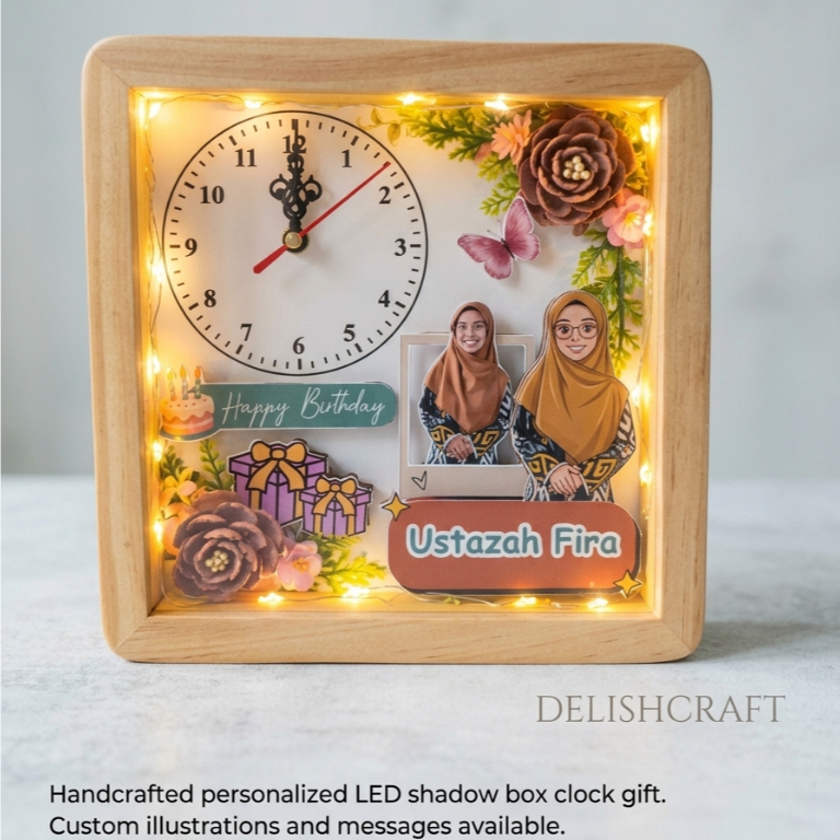 gift frame / kado jam custom / kado guru