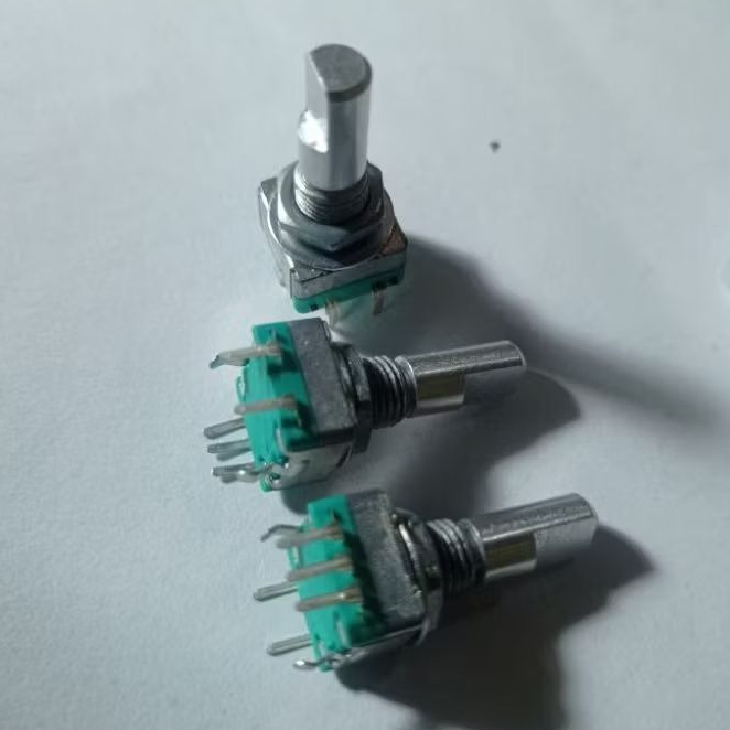 ROTARY ENCODER EC11 ENCODER + TOMBOL KLIK SWITCH PUSH BUTTON