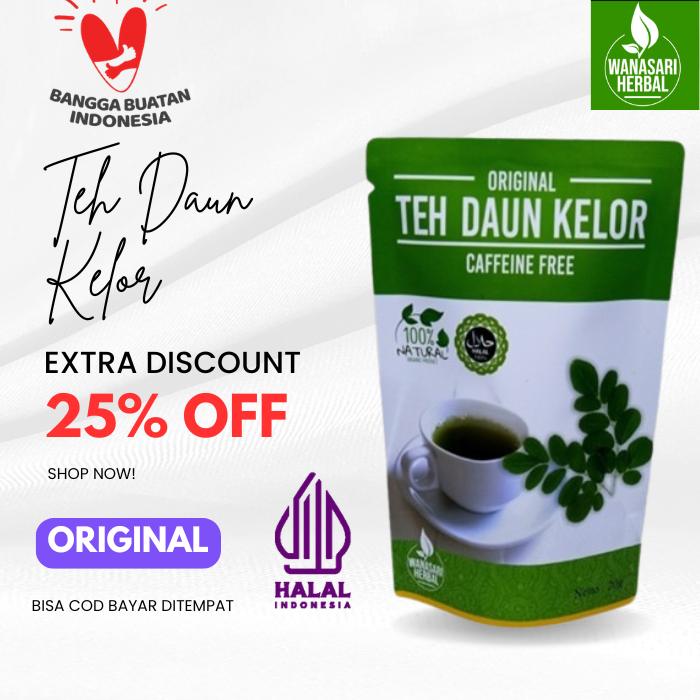 TEH DAUN KELOR PREMIUM ORIGINAL 100% MURNI TEH DAUN KELOR CELUP MORINGA DAUN KELOR DAUN KELOR MURNI 