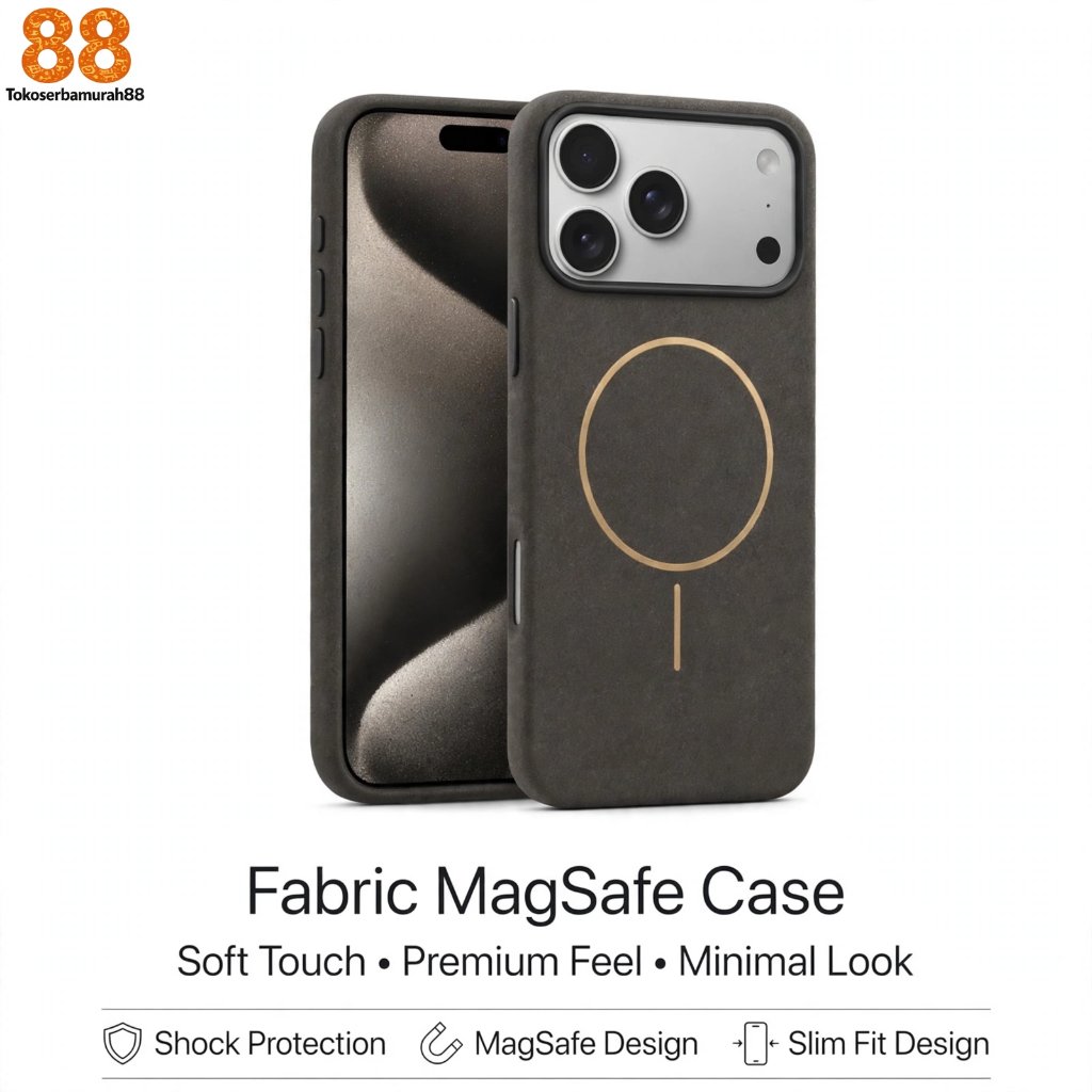Leather Golden Ring Case For Iphone 17 16 15 14 13 Pro Max Series Casing Magsafe Microfiber Inside -