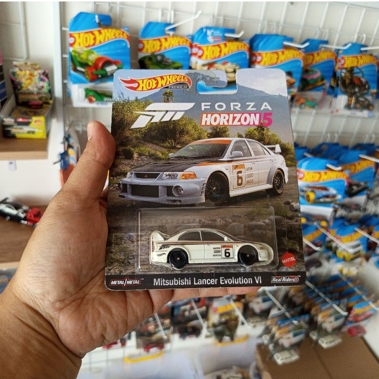 HOT WHEELS PREMIUM FORZA HORIZON 5 MITSUBISHI LANCER EVOLUTION VI