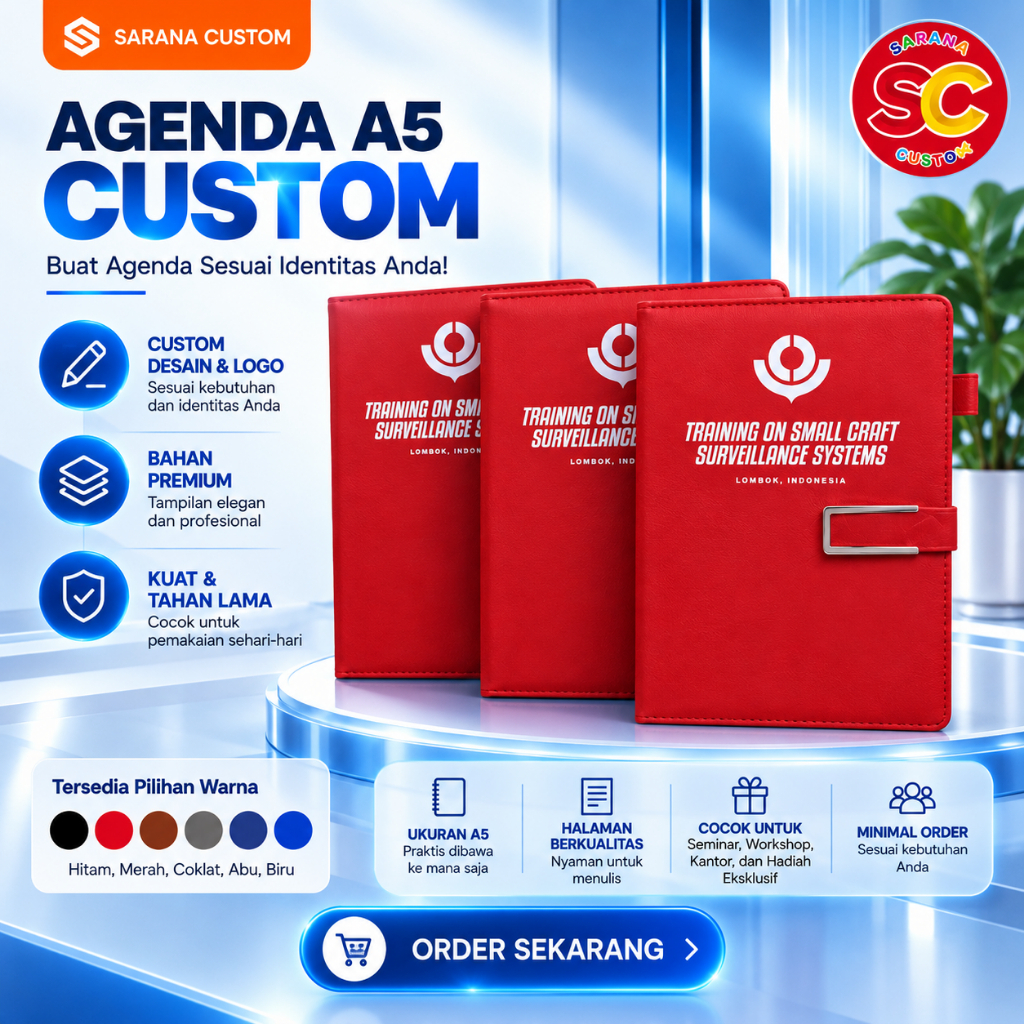 Buku agenda a5 custom/buku agenda a5/buku agenda souvenir/notebook custom