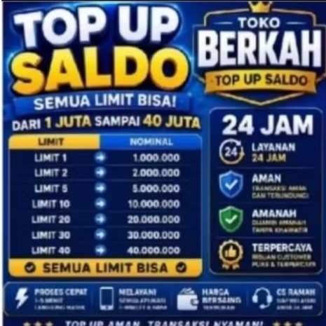 [Dana] TOP SALDO UP KRDIVO TERPERCAYA & ISI PULSA TRANSFER 500K-30JT KE SEMUA