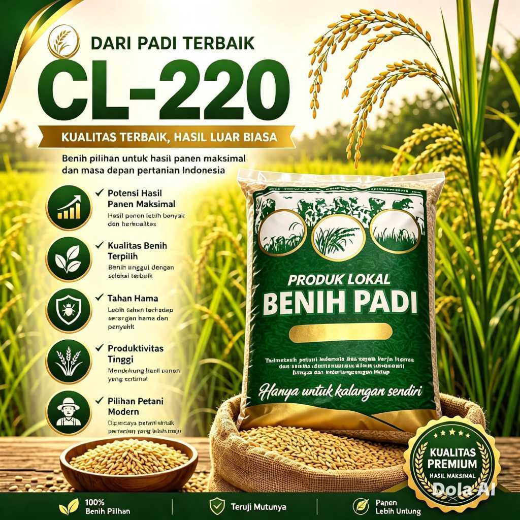 PADI CL-220 ORIGINAL KEMASAN 5 KG