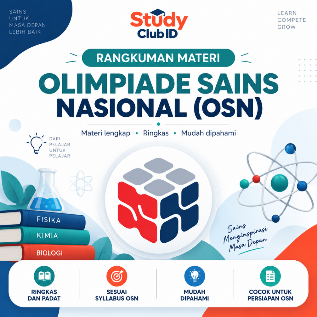 Rangkuman OSN SD Terbaru Lengkap Materi MTK IPA IPS Berdasarkan Silabus Resmi Puspresnas