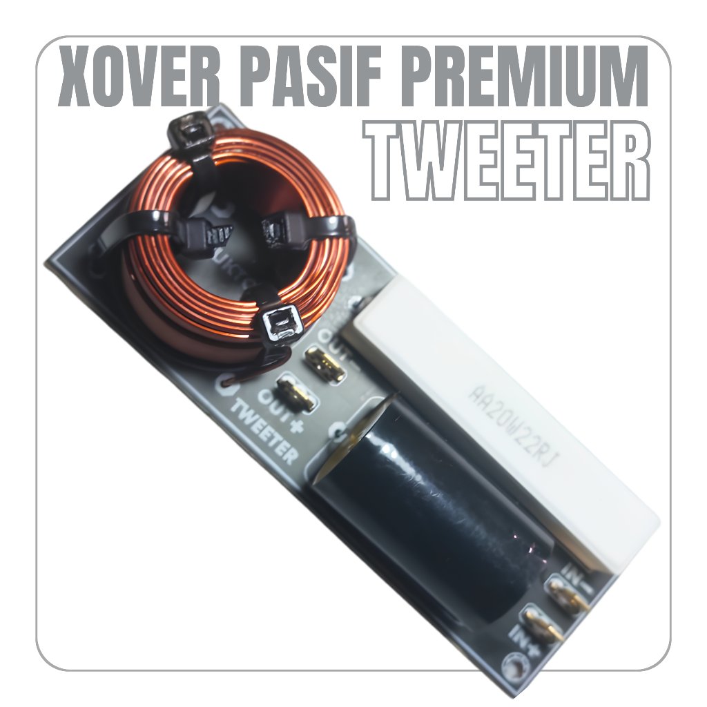 Crossover Pasif 1 Way High Balap Tweeter Komponen Pilihan Audio Speaker KIT-018