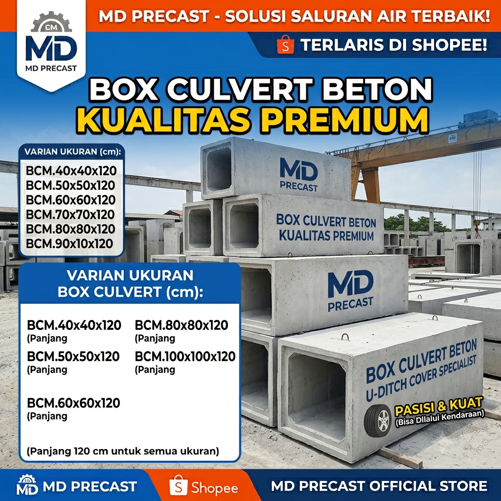BOX CULVERT PREMIUM MD PRECAST