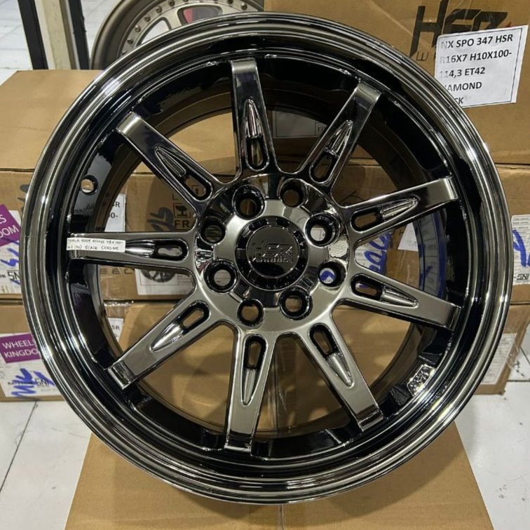 Velg Mobil R15 Black Chrome Hsr Tikala Ring 15 Velg Mobil Brio