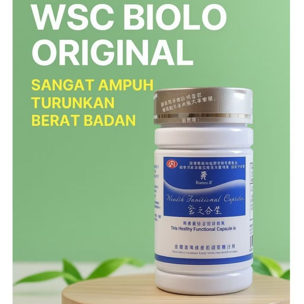Biolo Wsc Asli Original Suplemen Pelangsing Membantu Menurunkan Berat Badan Dengan Cepat
