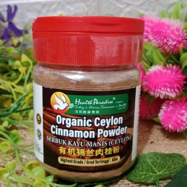 Health Paradise Organic Ceylon Cinnamon Powder 80gr