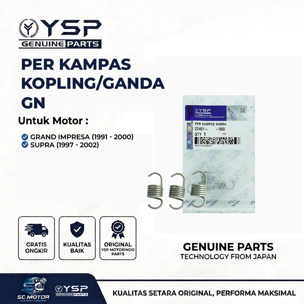 per kampas ganda supra grand asli YSP FCC